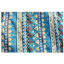 30*220cm Bohemian Table Runner Tassel Cotton Tablecloth Cover Home Cafe Bar Dining Table Tea Table Decor Mat -Blue