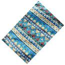 30*220cm Bohemian Table Runner Tassel Cotton Tablecloth Cover Home Cafe Bar Dining Table Tea Table Decor Mat -Blue