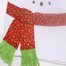 2Pcs Lovers Snowman Chair Back Cover for Christmas Kitchen Dinner Decoration