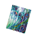 Waterproof Polyester Bathroom Shower Sheer Curtain Panel w/Hook Peacock