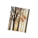 Waterproof Polyester Bathroom Shower Sheer Curtain Panel w/Hook Maple Tree