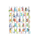 Waterproof Polyester Bathroom Shower Sheer Curtain Panel w/Hook Letters Zoon