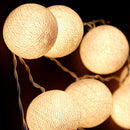 20 LED String Fairy Lights Battery Operated Thread Ball Festive Party Decor