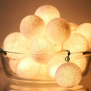 20 LED String Fairy Lights Battery Operated Thread Ball Festive Party Decor