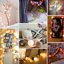 20 LED String Fairy Lights Battery Operated Thread Ball Festive Party Decor