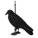 Garden Flocked Hard Plastic Black Crow Hunting Decoy Raven Halloween Prop