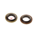 100pcs ?6 Rubber Metal Combination Ring Sealing Rings Gasket Grommets Washers 6mm