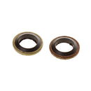 100pcs ?6 Rubber Metal Combination Ring Sealing Rings Gasket Grommets Washers 6mm