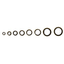 100pcs ?22 Rubber Metal Combination Ring Sealing Rings Gasket Grommets 22mm