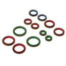 100pcs 6mm-16mm Rubber Metal Combination Ring Sealing Rings Gasket Grommets Washers