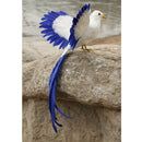 Simulation Wing Phoenix Bird Toy Plastic Furs Long Tail Bird Gift 45 x 11cm