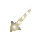 3V 40W Power LED Light Wedding Party Cafe Birthday Night Party Decoration Lights 12 INCH Silver Arrow Shape