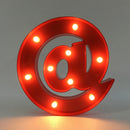 3V 40W Power LED Light Wedding Party Cafe Birthday Night Party Decoration Lights 12 INCH Red @ Sign