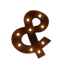 3V 40W Power LED Light Wedding Party Cafe Birthday Night Party Decoration Lights 12 INCH Coffee & Sign
