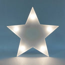 3V 40W Power LED Light Wedding Party Cafe Birthday Night Party Decoration Lights 12 INCH White Star Shape