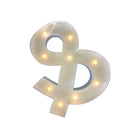 3V 40W Power LED Light Wedding Party Cafe Birthday Night Party Decoration Lights 12 INCH White & Sign