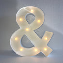 3V 40W Power LED Light Wedding Party Cafe Birthday Night Party Decoration Lights 12 INCH White & Sign