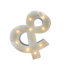 3V 40W Power LED Light Wedding Party Cafe Birthday Night Party Decoration Lights 12 INCH White & Sign