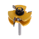 2Pcs Matched Tongue Groove Router Bit Set 1/4inch Shank Woodworking Tools