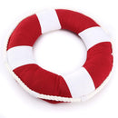 Red Soft Home Office Sofa Cushion Pillow Ring Sharp Life Buoy Bolster 40"