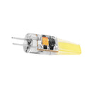 G4 Base Bulb COB LED Light AC/DC 12V 3W Crystal Silicone Warm WHT 6000-6500K