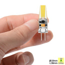 G4 Base Bulb COB LED Light AC/DC 12V 3W Crystal Silicone Warm WHT 6000-6500K