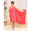Microfiber Water Absorbing Towel Beach Swim Pool Sleepwear Sauna Spa Shower Supplies Red