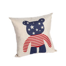 Fashionable Cute Cartoon Print Pattern Charms Cotton Linen Waist Throw Pillow Case Cushion Cover Decor for Home Bedroom Car Decor