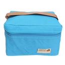 Easy Carry Convenient Use Outdoor Toiletry Bag Portable Tote Thermal Insulated Picnic Lunch Box Cosmetic Holder Bag Blue