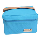 Easy Carry Convenient Use Outdoor Toiletry Bag Portable Tote Thermal Insulated Picnic Lunch Box Cosmetic Holder Bag Blue