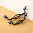 European Style Twist Basket Vintage Metal Cabinet Drawer Door Puller Handle