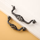 European Style Twist Basket Vintage Metal Cabinet Drawer Door Puller Handle