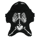 Glow In The Dark Apparel Dog Pet Puppy Playsuit Jumpsuit Coat Jacket Costume Pet Supplies Black M