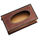 Elegant Wood Books Tissue Box Cover Home Car Napkin Toilet Paper Holder