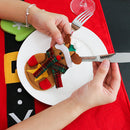 Elk Deer Christmas Dinner Tableware Cutlery Bag Holder Knife Spoon Fork Bag