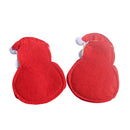 Set of 2pcs Christmas Santa Dinner Tableware Cutlery Bag Flannel Spoon Fork Holder