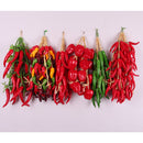 Pack of 5PCS Artificial Fruits Vegetables Strings Farm Kitchen Hanging Decor Photography Studio Background Hanging Ornaments