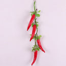 Pack of 5PCS Artificial Fruits Vegetables Strings Farm Kitchen Hanging Decor Photography Studio Background Hanging Ornaments