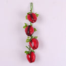 Pack of 5PCS Artificial Fruits Vegetables Strings Farm Kitchen Hanging Decor Photography Studio Background Hanging Ornaments