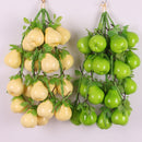 Pack of 5PCS Artificial Fruits Vegetables Strings Farm Kitchen Hanging Decor Photography Studio Background Hanging Ornaments