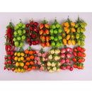 Pack of 5PCS Artificial Fruits Vegetables Strings Farm Kitchen Hanging Decor Photography Studio Background Hanging Ornaments