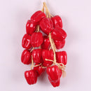 Five Strings Artificial Fruits and Vegetables Kitchen Wall Hanging Decor Parties Restaurants Table Centerpiece Decor