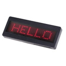 Programmable LED Scrolling Board Name Badge Sign Card Tag Moving Display