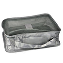 Pack of 6PCS Waterproof Travel Storage Bags Clothes Undergarments Socks Packing Organizer Holder Pouch Gray
