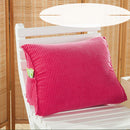 Home Bedroom Sofa Decor Triangular Waist Cushion Lumber Pillow Back Support Pad Backrest Rosy S