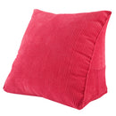 Home Bedroom Sofa Decor Triangular Waist Cushion Lumber Pillow Back Support Pad Backrest Rosy S