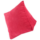 Home Bedroom Sofa Decor Triangular Waist Cushion Lumber Pillow Back Support Pad Backrest Rosy S