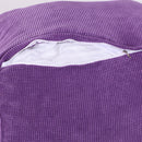 Home Bedroom Sofa Decor Triangular Waist Cushion Lumber Pillow Back Support Pad Backrest Purple S