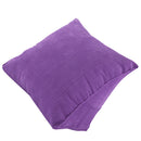 Home Bedroom Sofa Decor Triangular Waist Cushion Lumber Pillow Back Support Pad Backrest Purple S