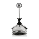 Stainless Steel Milk Frother Cappuccino Coffee Frother Double Froth Pump